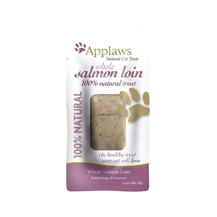 Applaws Salmon Loin Cat Treats are 100% natural and 100% salmon, which is the highest quality. Applaws Treats are great for your pet's nutrition.