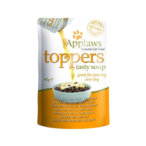 Applaws Topper Chicken Soup Cat Wet Food - Front Bag