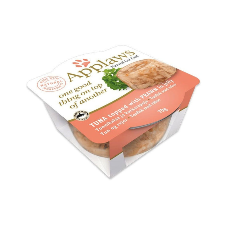 Applaws Tuna and Prawn in Jelly Layers are new and innovative, made with only natural ingredients. Grain-free and protein-rich