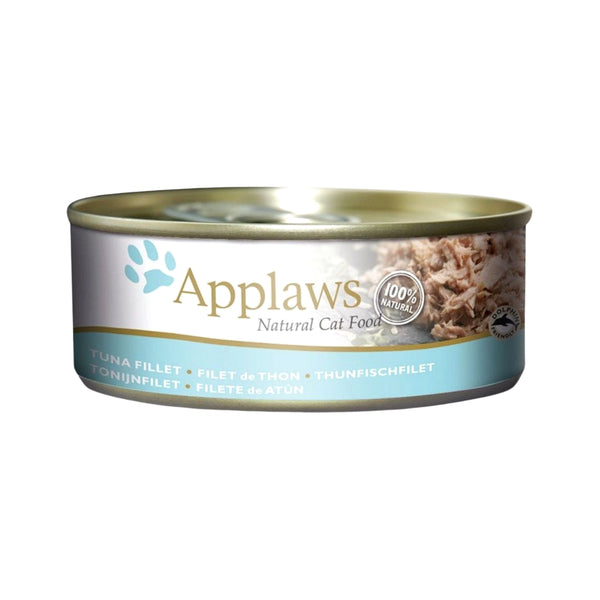  Applaws Tuna Fillet Cat Wet Food - Front Tin 