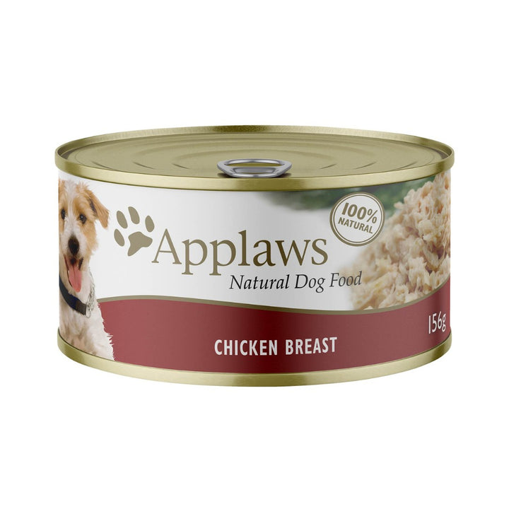 Applaws Chicken Breast Dog, Wet Food Tin, is a rich source of health-boosting ingredients such as Omega 3 and 6, taurine, and arginine.