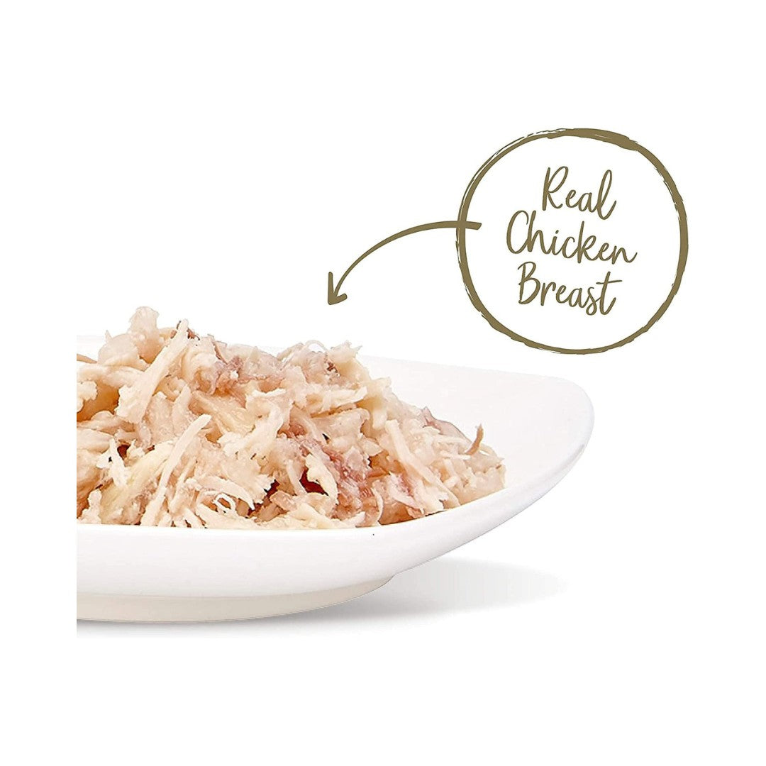 Applaws Chicken with Liver in Jelly Pouch cat wet food is an excellent complementary cat food made with chicken fillet, with a liver naturally high in protein and taurine 2.Applaws Chicken with Liver Jelly Cat Wet Food - Actual food 