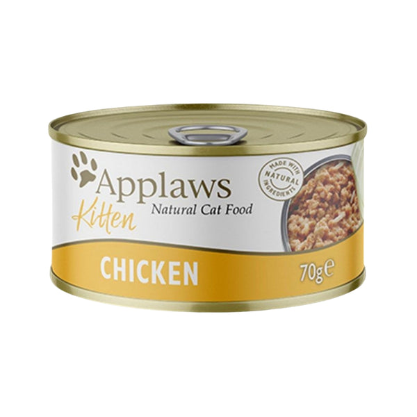 Applaws Chicken Breast Kitten Wet Food in Broth is made with natural ingredients and is a natural complementary pet food for kittens. ​