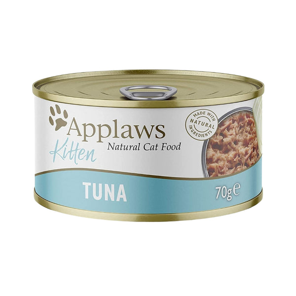 Applaws Kitten Tuna Food is great for your pet's nutrition, Applaws Tuna in Broth contains nothing more than the ingredients listed and is a 100% natural complementary pet food for kittens.