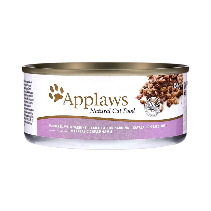 Applaws Mackerel with Sardine Cat Wet Food is packed full of tasty mackerel and sardine that your cat will find irresistible and great for your pet's nutrition.