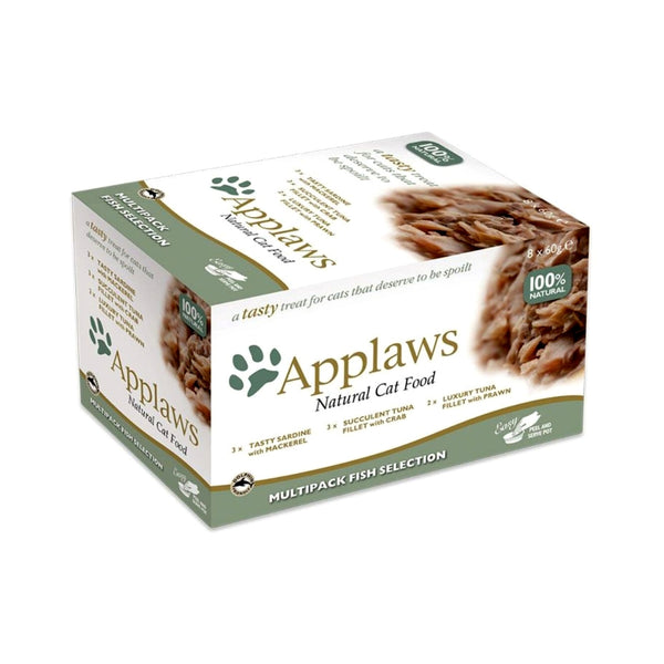 Ensure your cat's diet is not just delicious but also nutritious. Elevate their dining experience with Applaws Multipack Fish Selection Cat Wet Food. Order now and treat your feline companion to a health-boosting feast they'll adore!