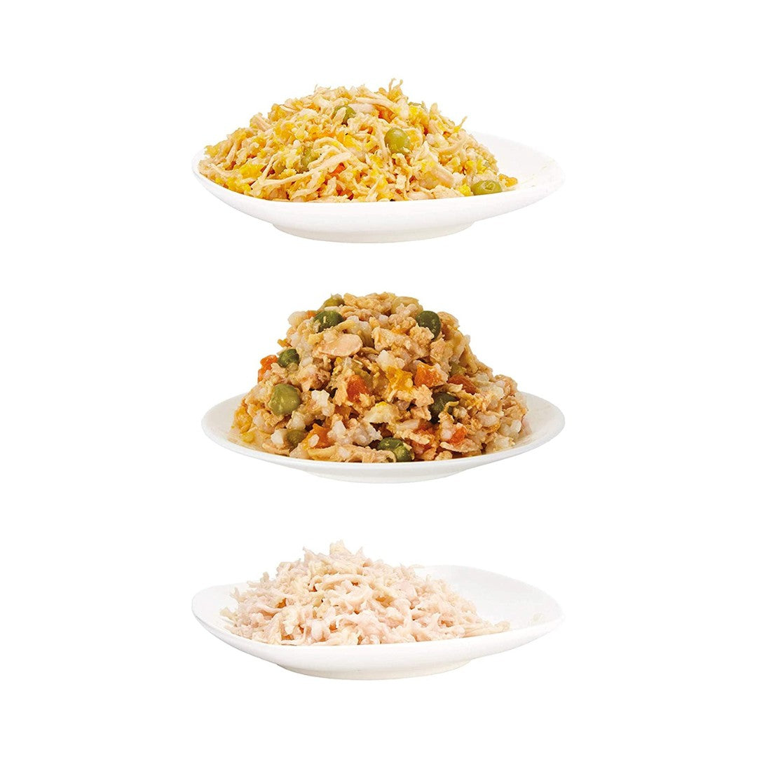 Applaws Supreme Collection Dog Wet Food - Variety Pack with Chicken &amp; Rice, Chicken &amp; Vegetables, and Chicken &amp; Salmon flavors. All Natural. - Actual Food Photos 