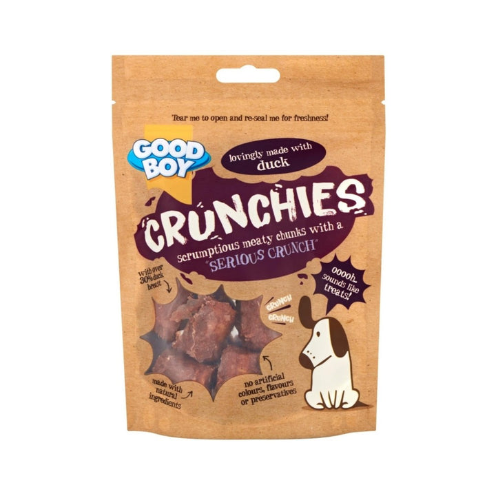 Armitage Goodboy Crunchies Duck Dog Treats, Crunchies scrumptious meaty chunks with a Serious Crunch.