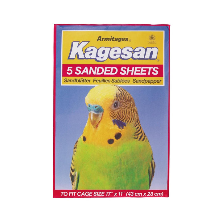 Armitage kagesan sand sheets no 6 red bird bedding, Popular and convenient sanded sheets of paper for your bird`s cage.