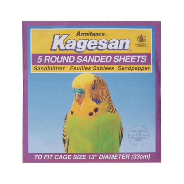 Armitage Kagesan Sand Sheets Round Purple Bird Bedding, A convenient and hygienic way to keep the pet bird's cage clean and tidy.