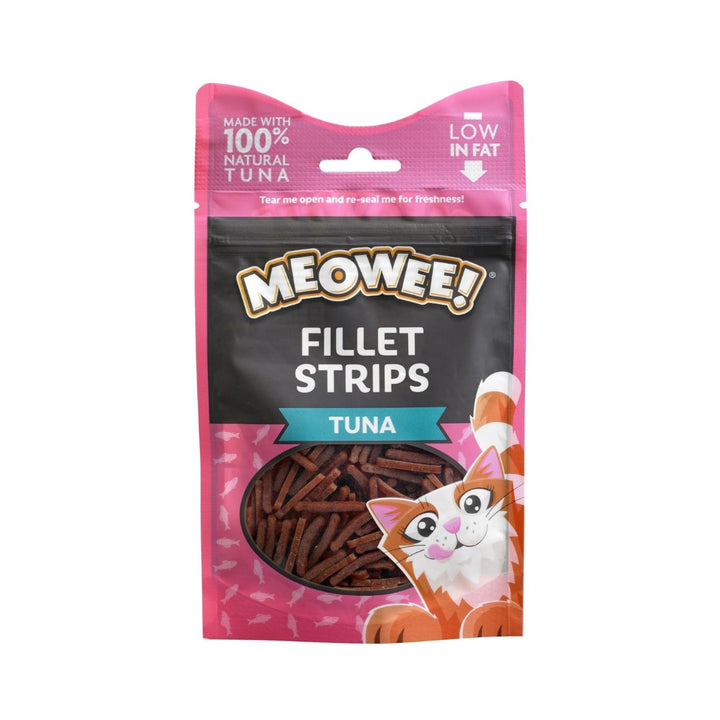 Armitage Meowee Fillet Strips Tuna Cat Treats, These succulent and tasty Tuna Fillet Strips contain no artificial colors or flavors and are made with 100% natural tuna.