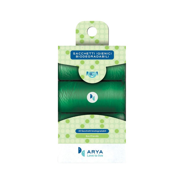 Arya Pet Poop Bags refill These poop bags are designed to reduce environmental impact with bags produced in biodegradable material for Dogs and Cats.