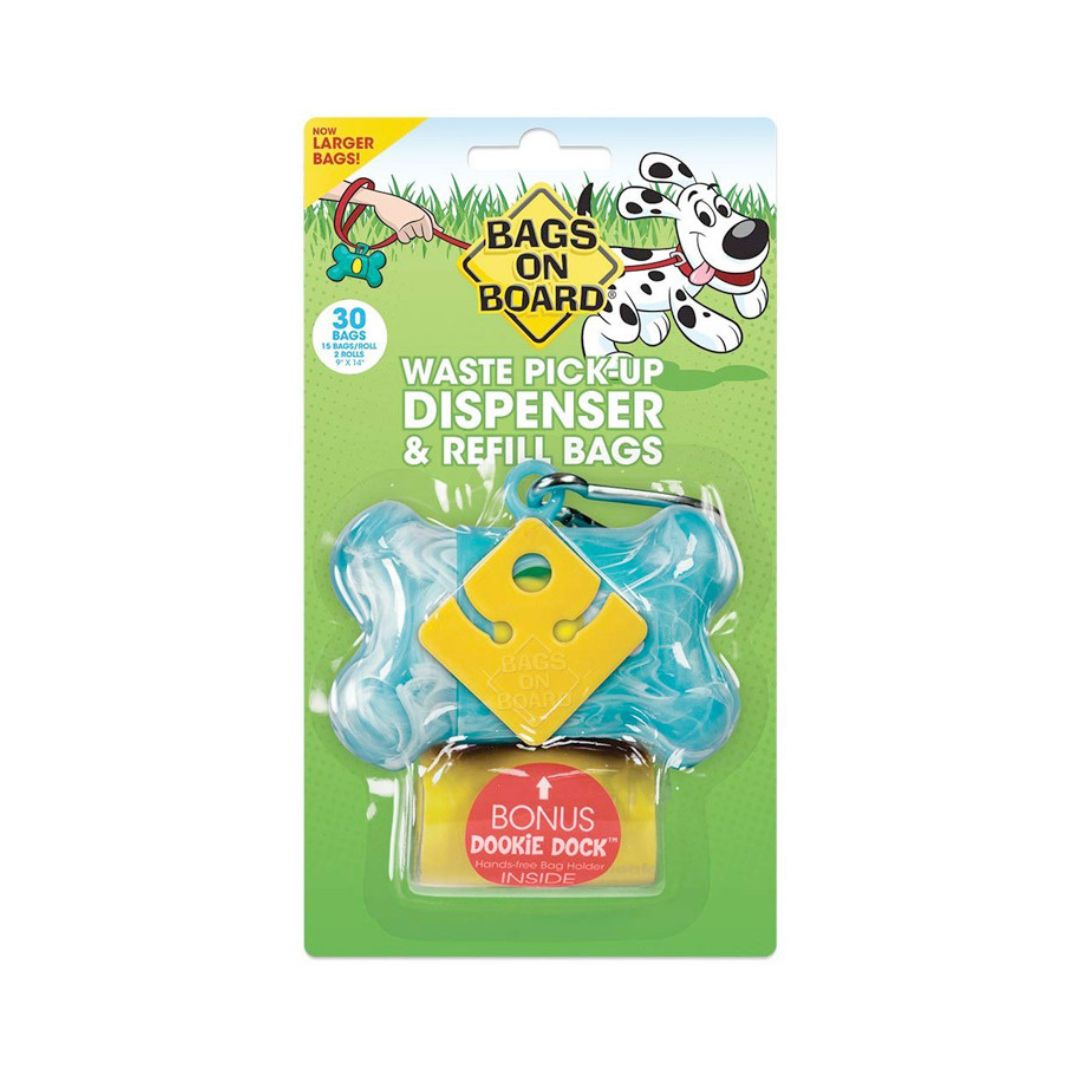 Bags on Board Bone Dog Waste Bag Dispenser with 30 Bags - product image 5