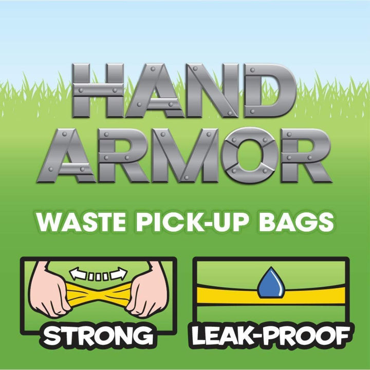 Bags on Board Hand Armor bags make picking up poop less yucky. The sturdy design makes a dependable yet environmentally friendly tool for the most undesirable of tasks.