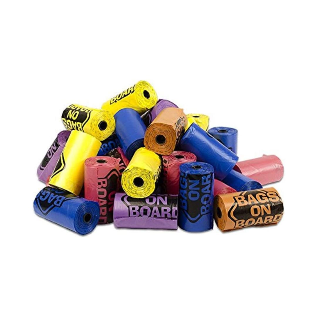 Bags on Board Rainbow Waste Bag Refill Display 60 Rolls