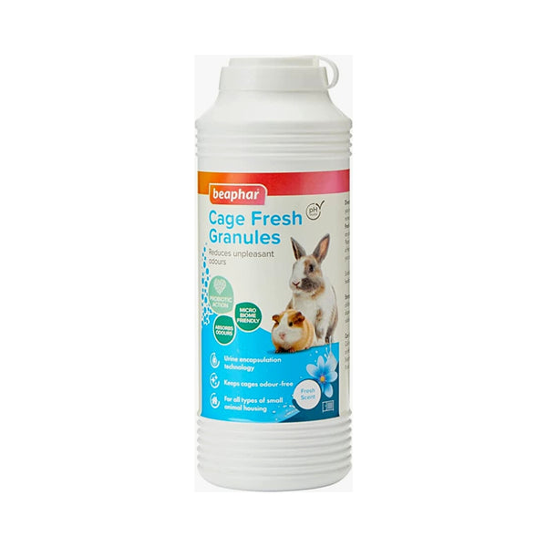 Beaphar Bea Cage Fresh Granules is the perfect solution for eliminating unpleasant odors from small animal cages and hutches.