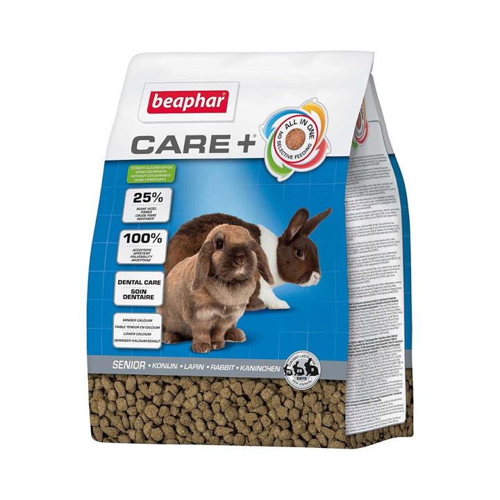 Care + Rabbit Senior is a very tasty, premium complete feed for older rabbits 6+. 