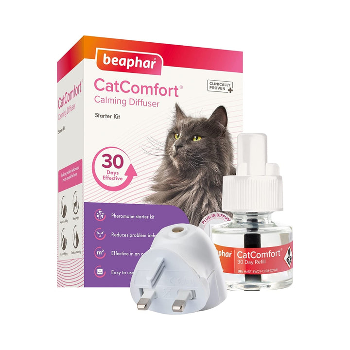 Beaphar CatComfort Calming Diffuser is a simple way of reducing stress in your cat, and controlling common behavioral.