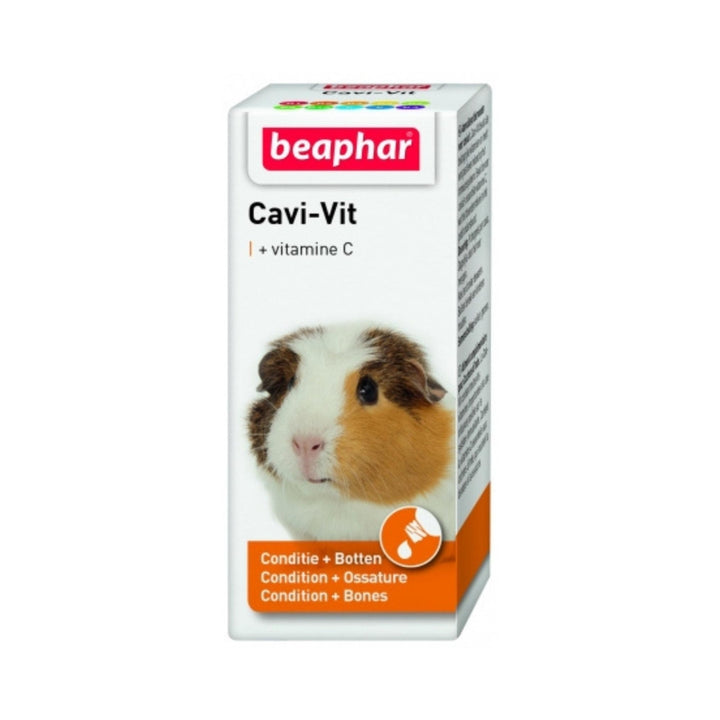 Beaphar Cavi Vit Guinea Pig Vitamin 20ml is specifically designed to provide guinea pigs with the necessary level of Vitamin C.