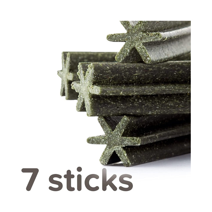 Beaphar Dog Dental Sticks provide your pup with a great source of superfood spirulina. As your pup chews, the star-shaped sticks help with the natural cleaning of teeth and mouth Full.
