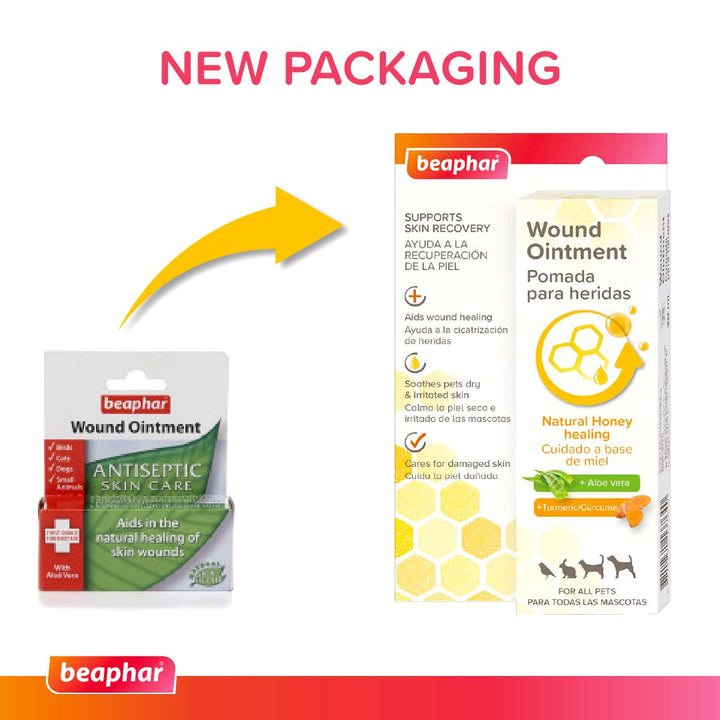 Beaphar Wound Ointment is ideal for superficial wounds, dry skin, and after a tick or insect bite for all Pets including, Cats, Dogs, Small Animals, and Birds.