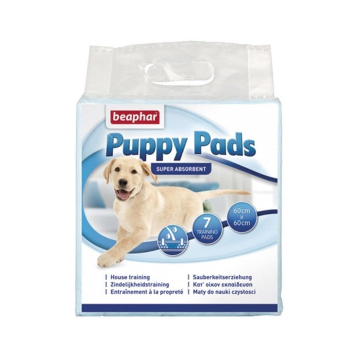 Beaphar Puppy Training pads absorb moisture and keep the environment dry and clean. It helps you house-train your puppy.