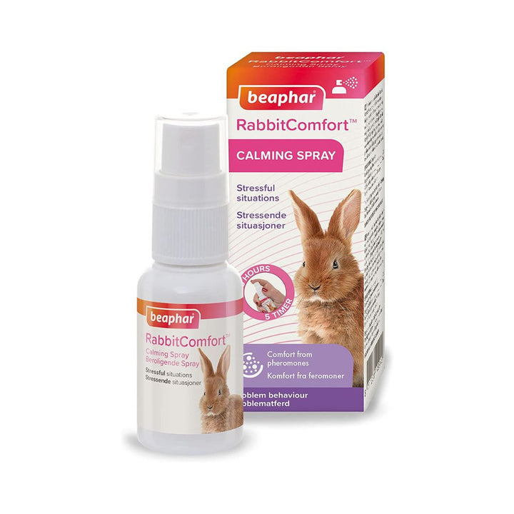 Beaphar Rabbit Comfort Calming Spray is a simple and effective solution to reducing common behavioral problems in rabbits.