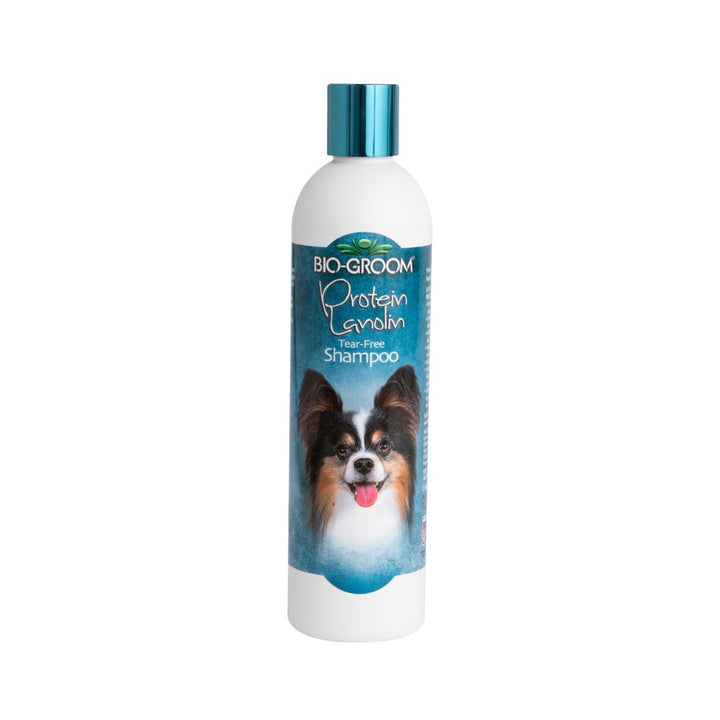 Bio-Groom The original sulfate-free pet shampoo since 1971, Protein Lanolin Dog Shampoo is a tear-free, sulfate-free, baby-mild, and coconut oil-based pet shampoo.