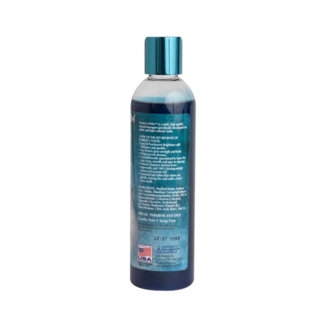 Bio-Groom Purrfect White is a conditioning coat brightener cat shampoo that also controls matting, tangling, and fly-away hair.3