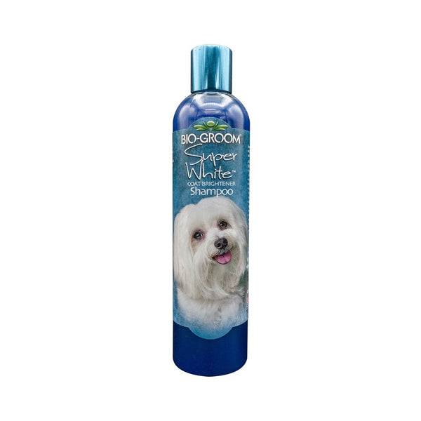Bio Groom Super White Coat Brightener Dog Shampoo - 12oz.