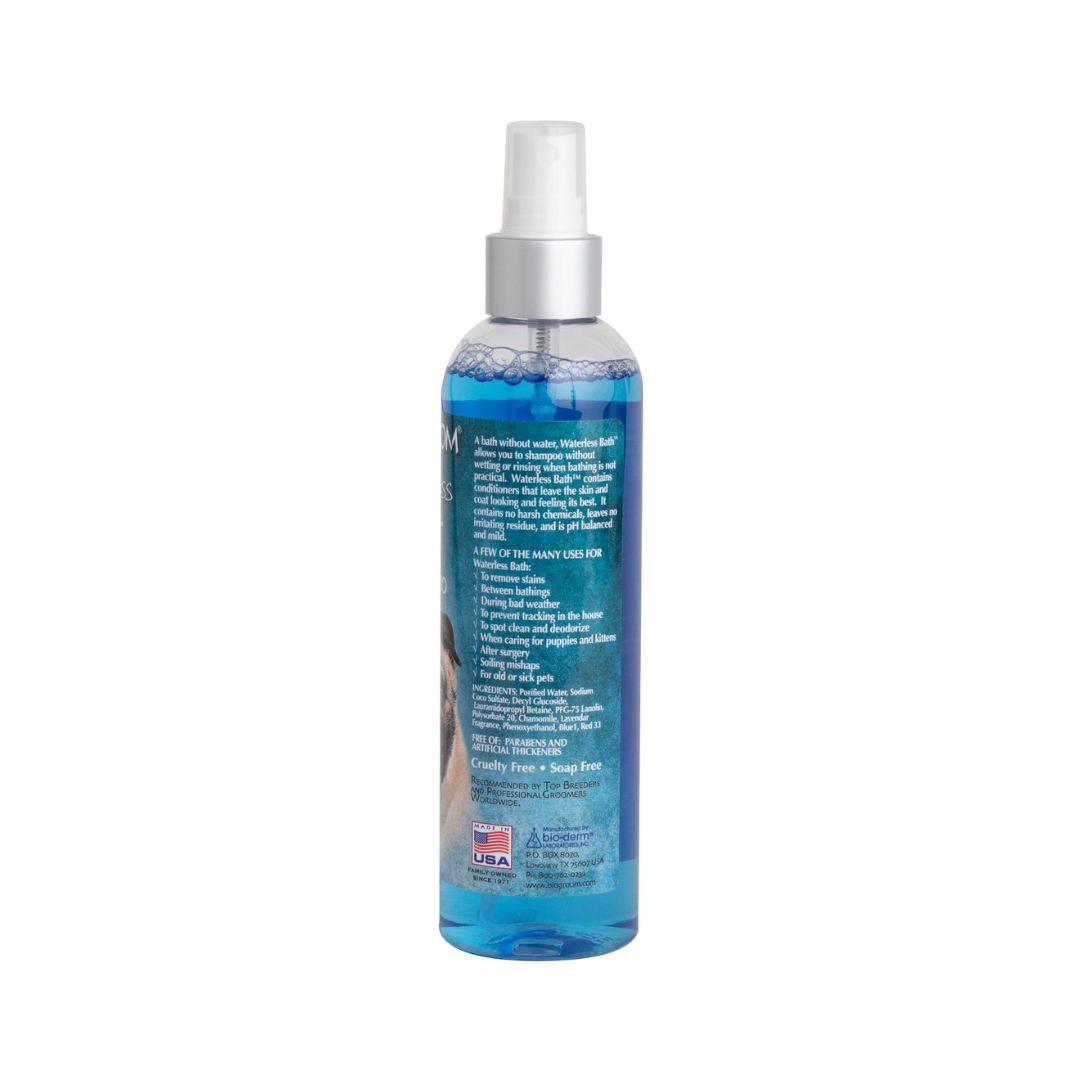 Bio Groom Waterless-Bath Tearless Dog Shampoo - Side Bottle 