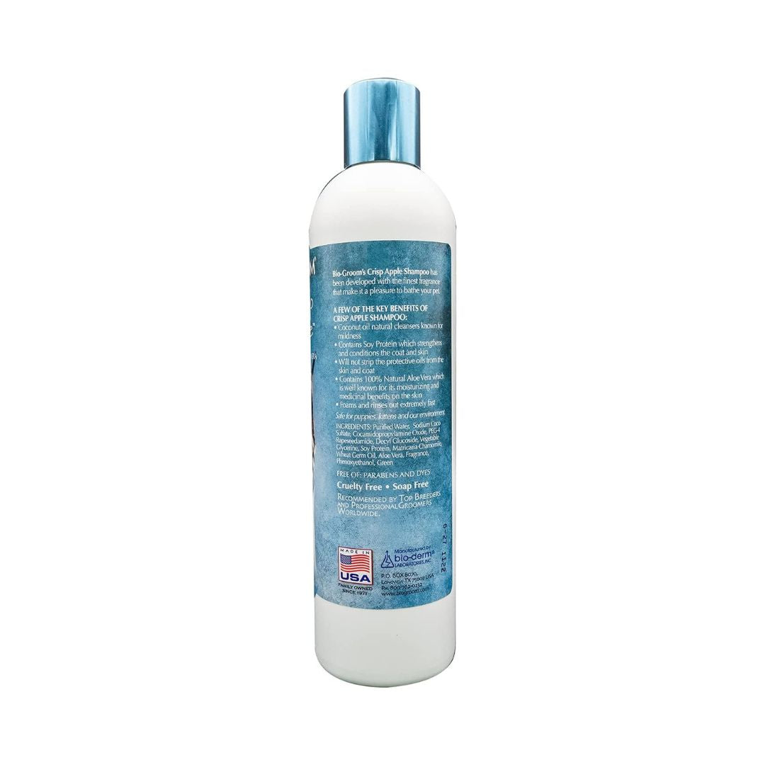 Bio Groom Natural Scents Crisp Apple Scented Dog Shampoo - Back Bottle 