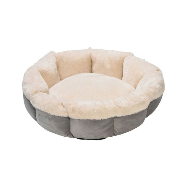 Bobby Boheme Dog or Cat Nest Bed Grey Velvet and soft fur, the BOHEME nest will provide all the necessary comfort for the cat or your little dog! will offer an ideal cocoon space.