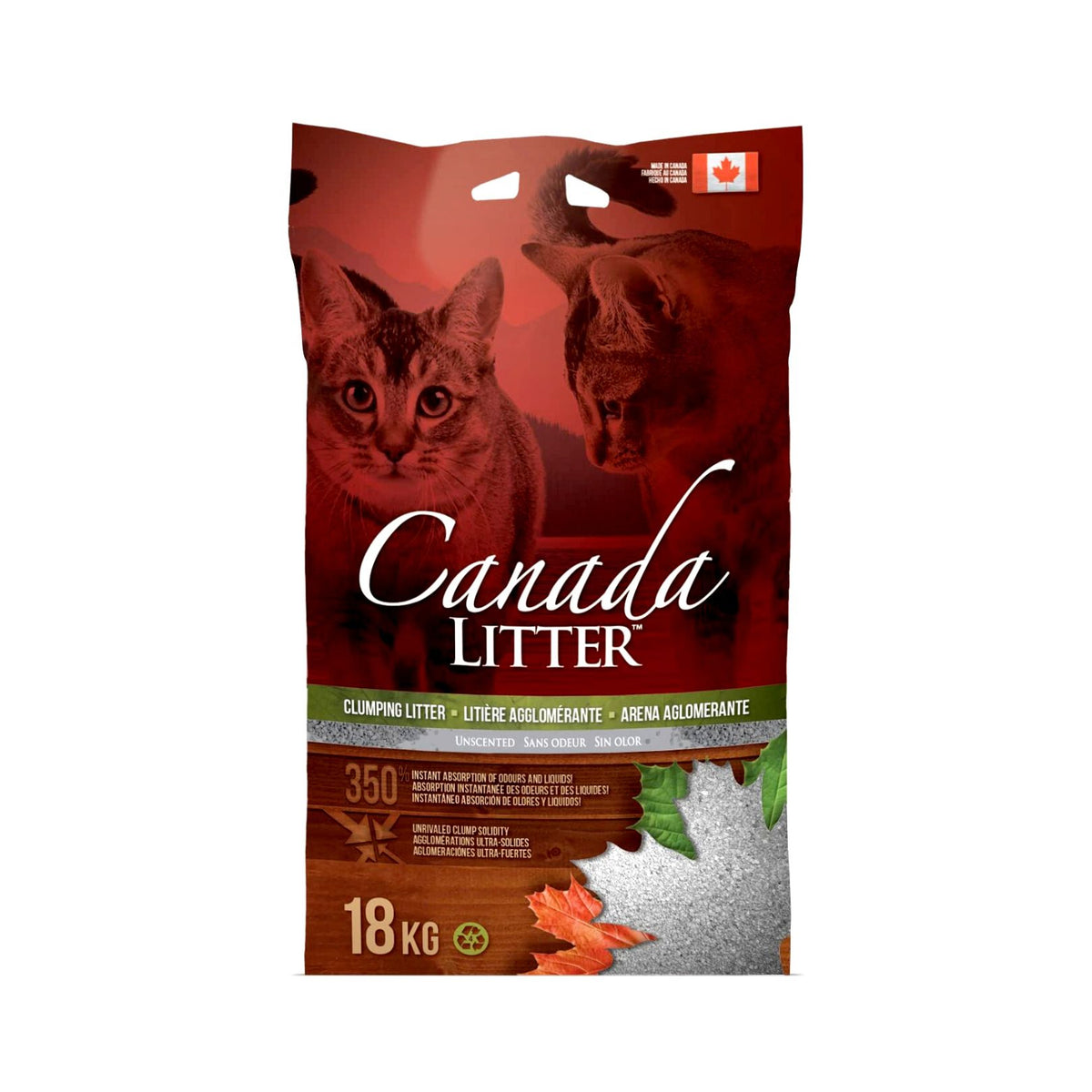 Canada Litter Unscented Clumping Cat Litter