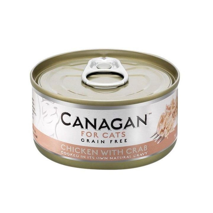 Canagan Chicken with Crab tender shredded chicken and delicious morsels of crab meat simply cooked in their own natural gravy.