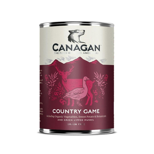 Canagan Country Game Dog is 100% grain free and deliciously natural. High levels of digestible protein from duck and venison.