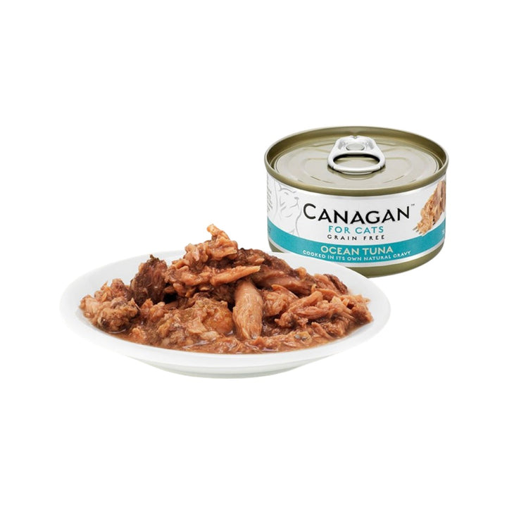 Canagan Ocean Tuna Cat Wet Food - Food and Tin Photo