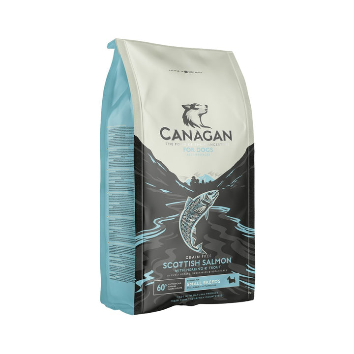Canagan Scottish Salmon Small Breed Dog Dry Food - Front Bag