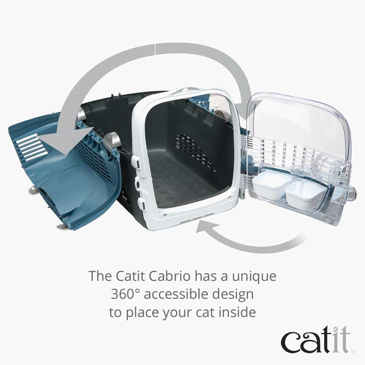 Catit Cabrio Cat Travel Carrier, Get your cat friend from point A to B struggle-free! With the Catit Cabrio 360.