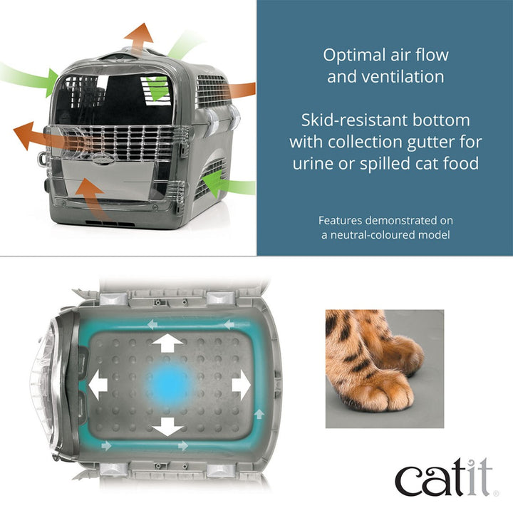 Catit Cabrio Cat Travel Carrier, Get your cat friend from point A to B struggle-free! With the Catit Cabrio Air.