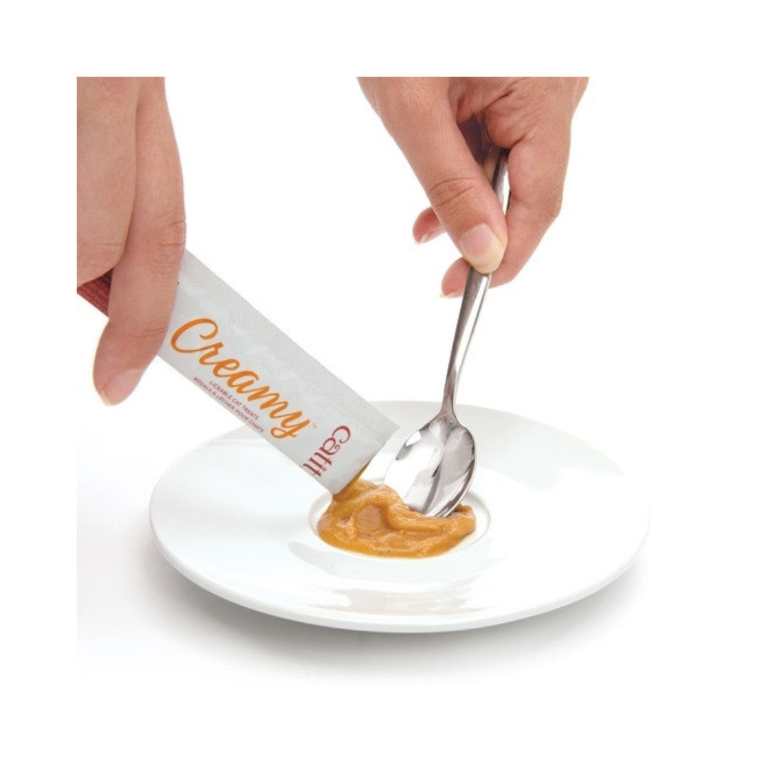 Catit Creamy Chicken Lickable Cat Treats - product view 4