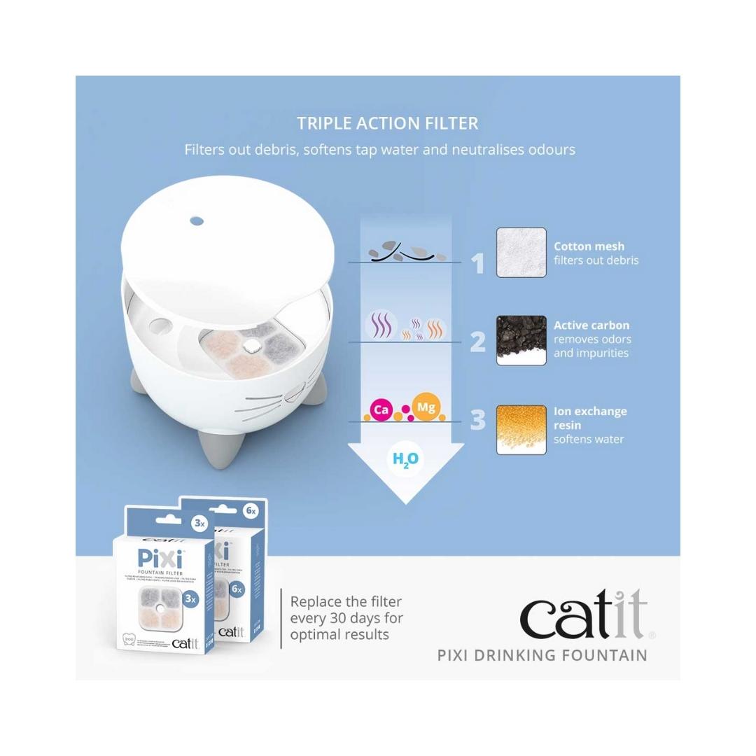 Catit PIXI Cat Drinking Fountain, 2.5 L - product view 5