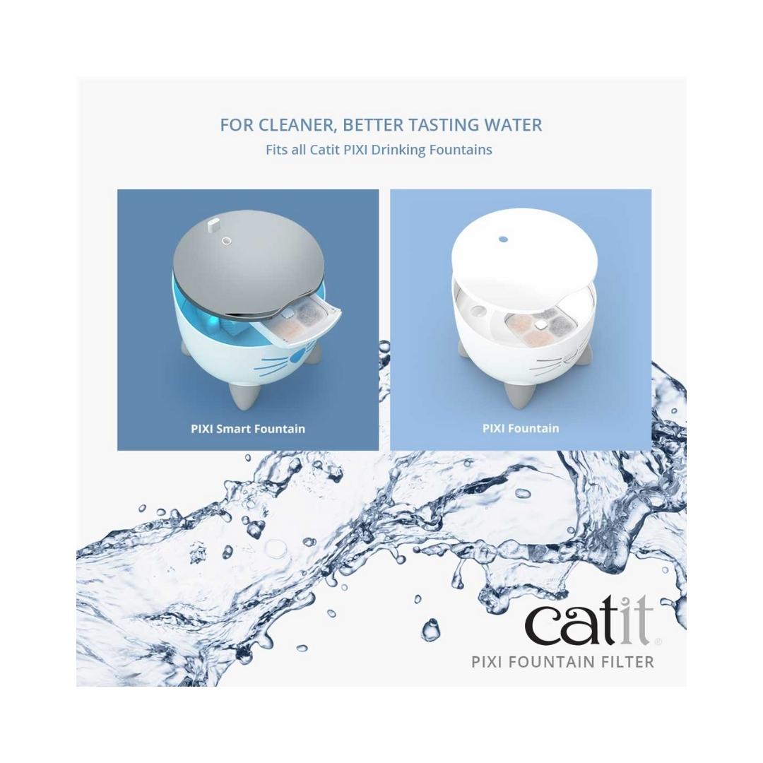 Catit PIXI Cat Fountain Filter Cartridges, 3-pack - product view 5