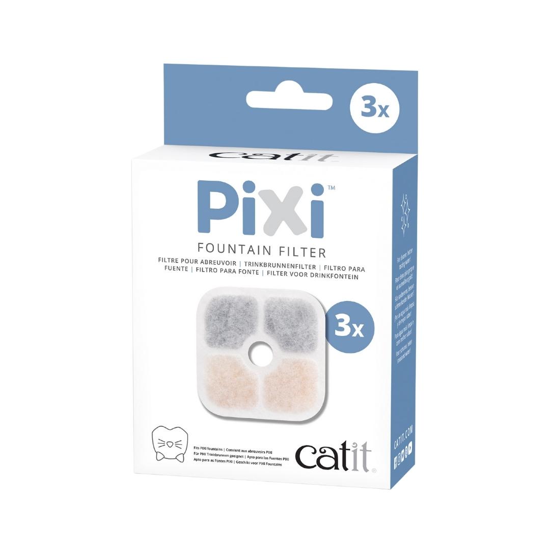 Catit PIXI Cat Fountain Filter Cartridges, 3-pack - front view