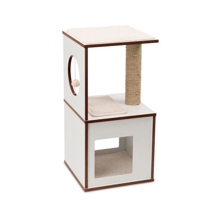 Catit Premium Vesper Box Cat Scratching Lounge Small is compact cat furniture in a modern design 2.