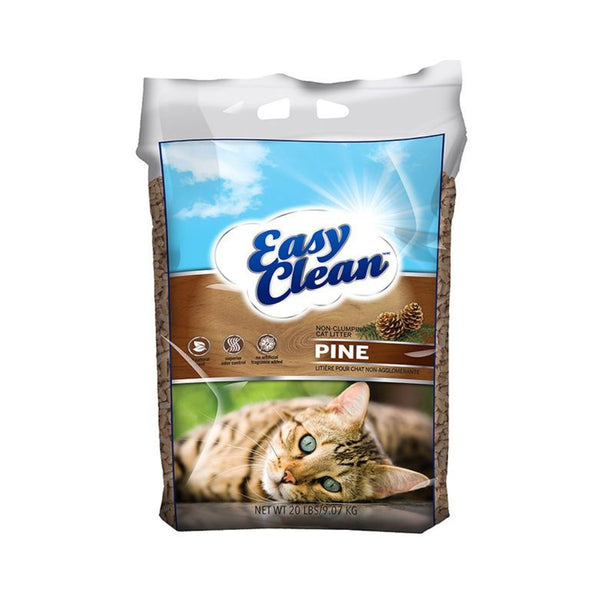 Easy Clean Pine Pellets Cat Litter - Front Bag