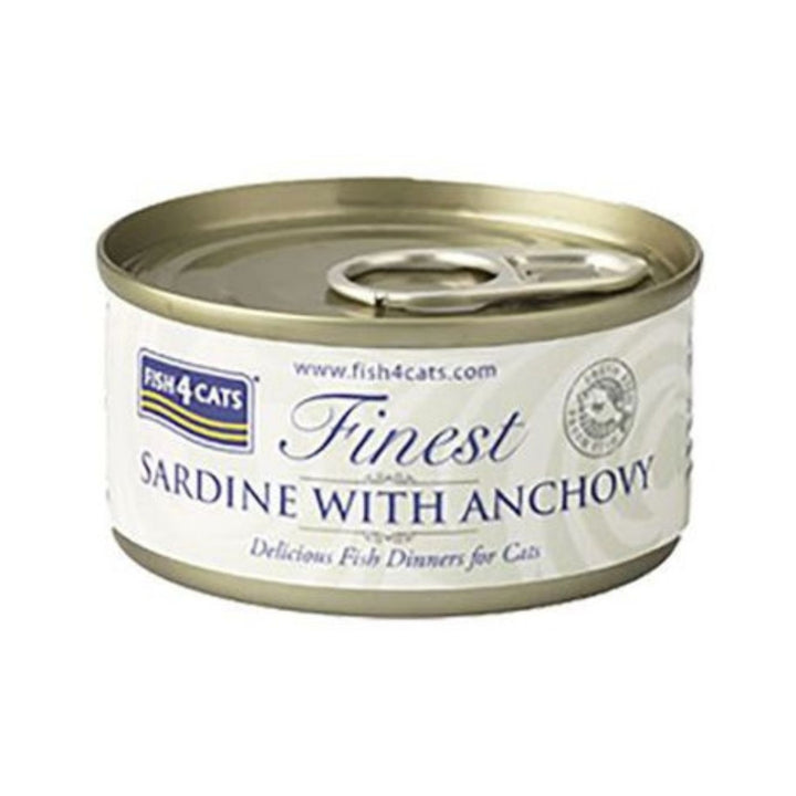 Fish4Cats Sardine with Anchovy Wet Food 70g Petz.ae