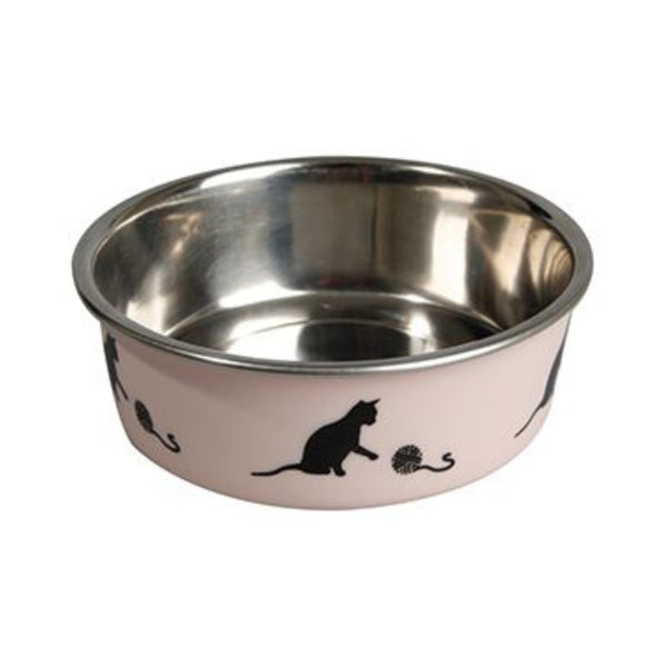 Flamingo Bella Kena Cat Bowl - Stylish 160ml capacity for All Breeds. Elevate your cat's dining experience! Pink
