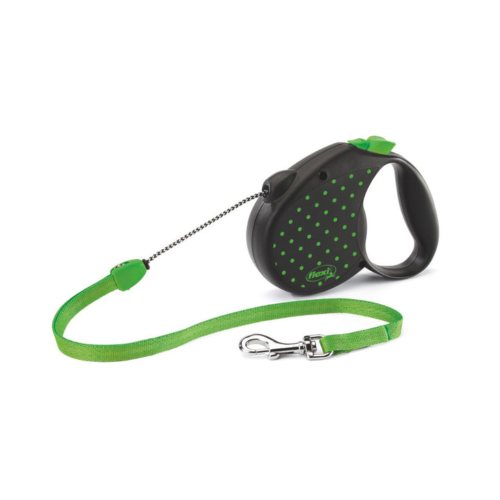 Flexi Standard Color Cord Leash For Dogs is not only a great leash; it is excellent and comfortable for everyday use with a Comfortable braking system. Green