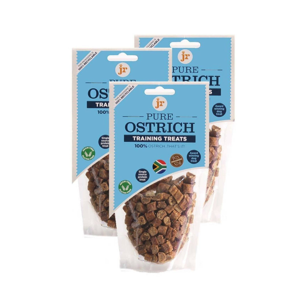 JR Pet Products Pure Ostrich Dog Training Treats 85g Petz.ae